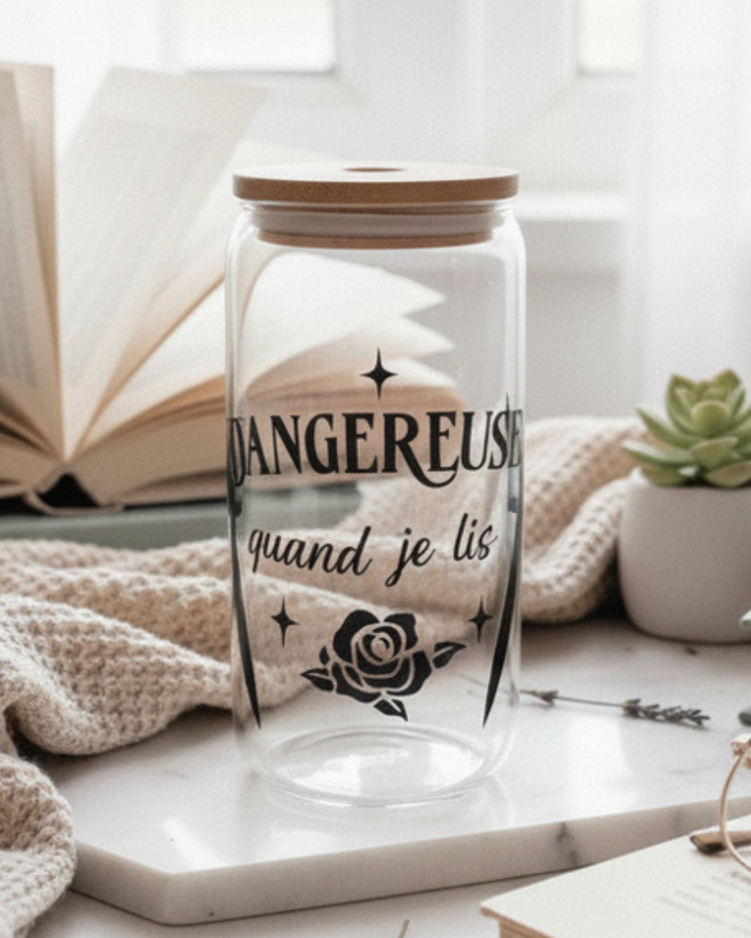 Verre Canette • Dangereuse quand je lis