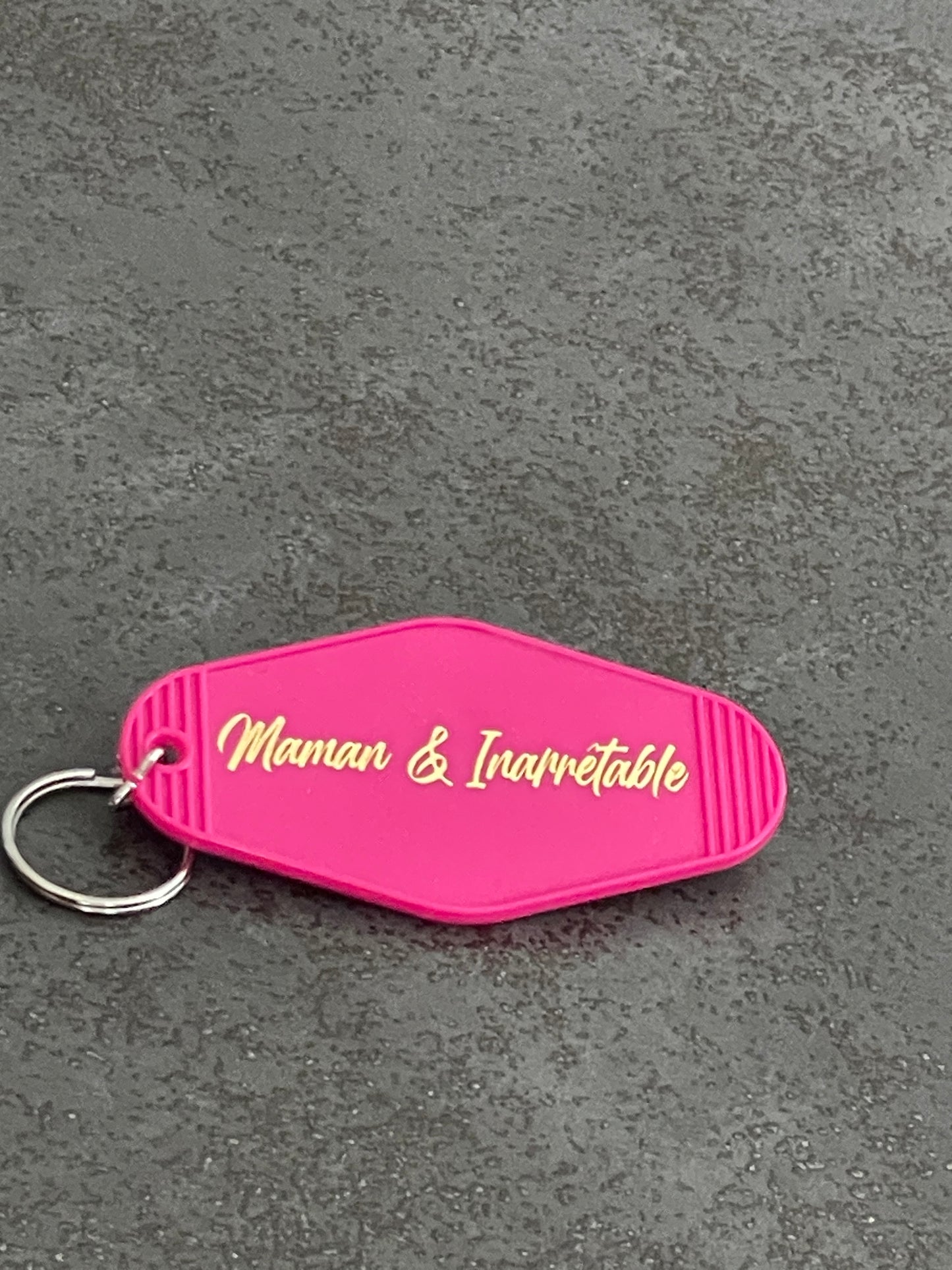 Porte-clés motel — Maman & inarrêtable.